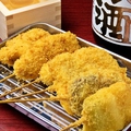 料理メニュー写真 串揚げ５本盛