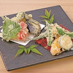 季節野菜の天布羅
