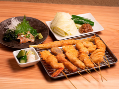 串カツ12本 小鉢セット