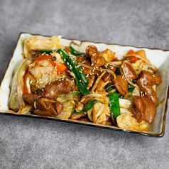 鉄板ホルモン焼き