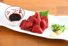 馬肉の赤身刺