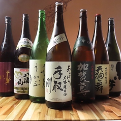 豊富な地酒を各種ご用意！