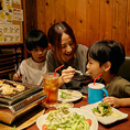 ファミリーにも使いやすい店内。気軽に美味しい焼肉をお楽しみください！