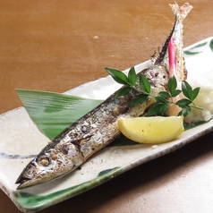 炭火 秋刀魚一本焼き