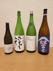 日本酒（宗玄、笑四季、出雲富士、日日）グラス