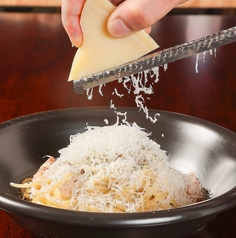 ふわふわチーズのカルボナーラ