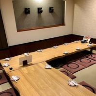 最大20名様までOK！貸切も可能な広々としたお座敷で宴会