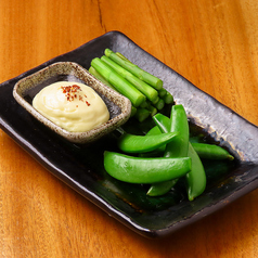シャキ甘!アスパラ&スナップ
