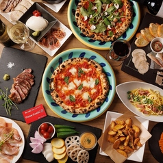 石窯ピザのイタリアン ピザコゾウ Pizza Cozouのコース写真