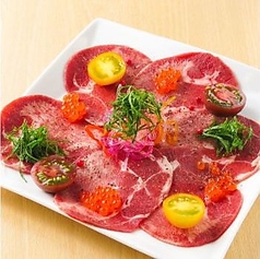 牛タンのカルパッチョ