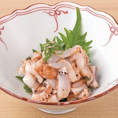 するめ烏賊 梅肉なめろう