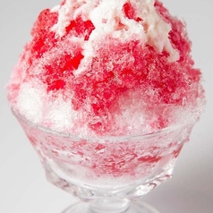 カキ氷苺ミルク/カキ氷 宇治ミルク金時