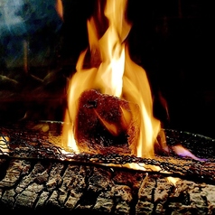 45日間熟成させた『自家製 発酵熟成肉 薪焼きサーロインステーキ』の写真