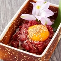 料理メニュー写真&nbsp;桜ユッケ