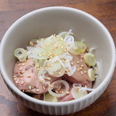 鶏レバのコンフィ