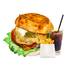 チーズオントップメルティバーガーセット
