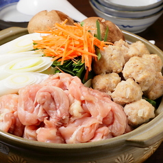 鳥すきせせり鍋