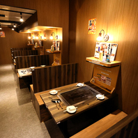 落ち着いた雰囲気の中で宴会を楽しみたい方♪