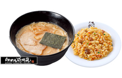 らあめん花月嵐 + 半チャーハン