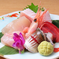 鮮度抜群◎お造り盛合せは贅沢なのどぐろ入りもご用意♪