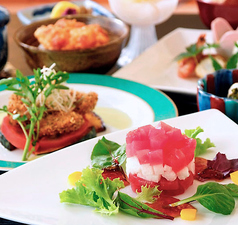川飛 四季のめぐみ こころ庵のおすすめランチ2