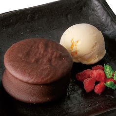 生 チョコパイ＆バニラアイス