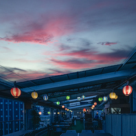 鹿児島中央駅徒歩3分の天空ビアガーデン