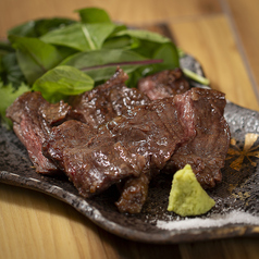 牛ハラミの炭火ステーキ