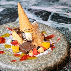 ダウンスペシャルデザート盛り