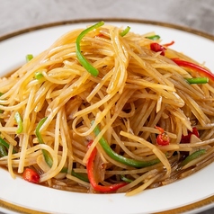 細切りジャガイモ炒め