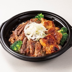 激アツステーキ（100g）＆グリルチキン（100ｇ）丼