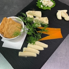 チーズの盛り合わせ