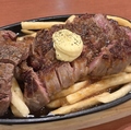 料理メニュー写真&nbsp;牛肩ロースの鉄板焼き
