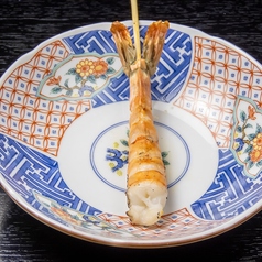 ぷりぷり海老の塩焼き