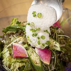 香味野菜のネバトロサラダ