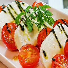 -\モッツアレラチーズとトマトのカプレーゼ