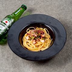 蛸の四川ペペロンチーノ