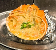 カニ味噌甲羅焼
