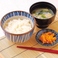 ブイヤベース/ご飯セット(ご飯・味噌汁・漬物)/アサリの味噌汁