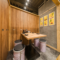 【雰囲気抜群】喧騒から外れたモダン空間もご用意◎