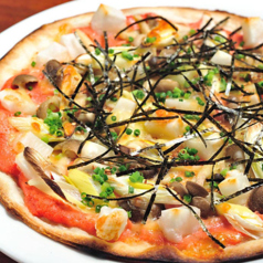 ねぎみそのピッツァ