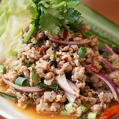 ラープ・ムー　豚挽き肉のピリ辛ハーブ和え