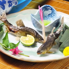 夏の味覚!鮎の塩焼き