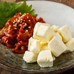 チャンジャ×クリームチーズ