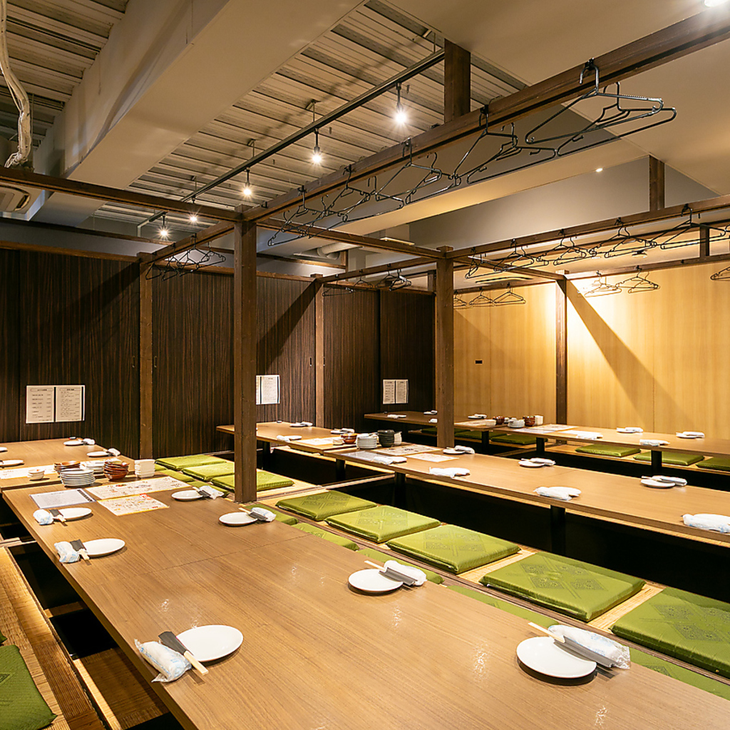 【貸切144名様までOK!!】会社宴会や同窓会、打ち上げなど大人数でのご宴会もまずはご相談ください♪