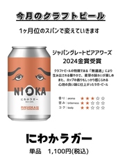 月替わりクラフトビール