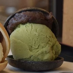 抹茶モナカアイス