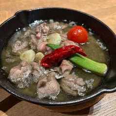 砂肝のアヒージョ