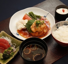 ■豆腐ハンバーグ膳　【Tofu Hamburger Steak set meal】