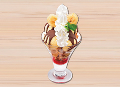 パリパリチョコバナナパフェ